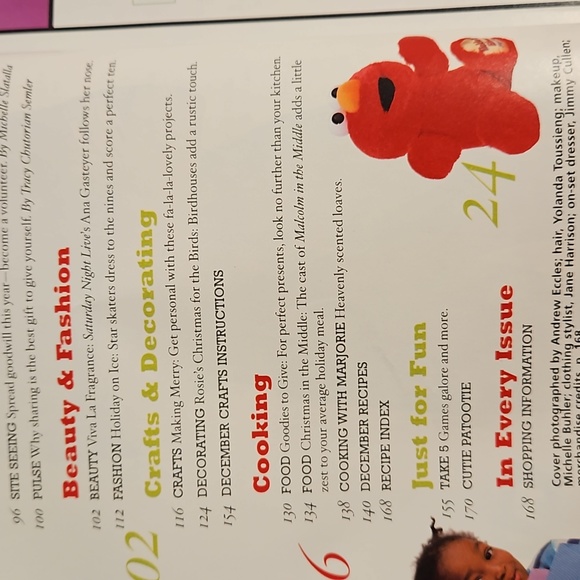 ROSIE MAGAZINE John Travolta December 2001 EUC Holiday crafts decor recipes - Picture 8 of 14